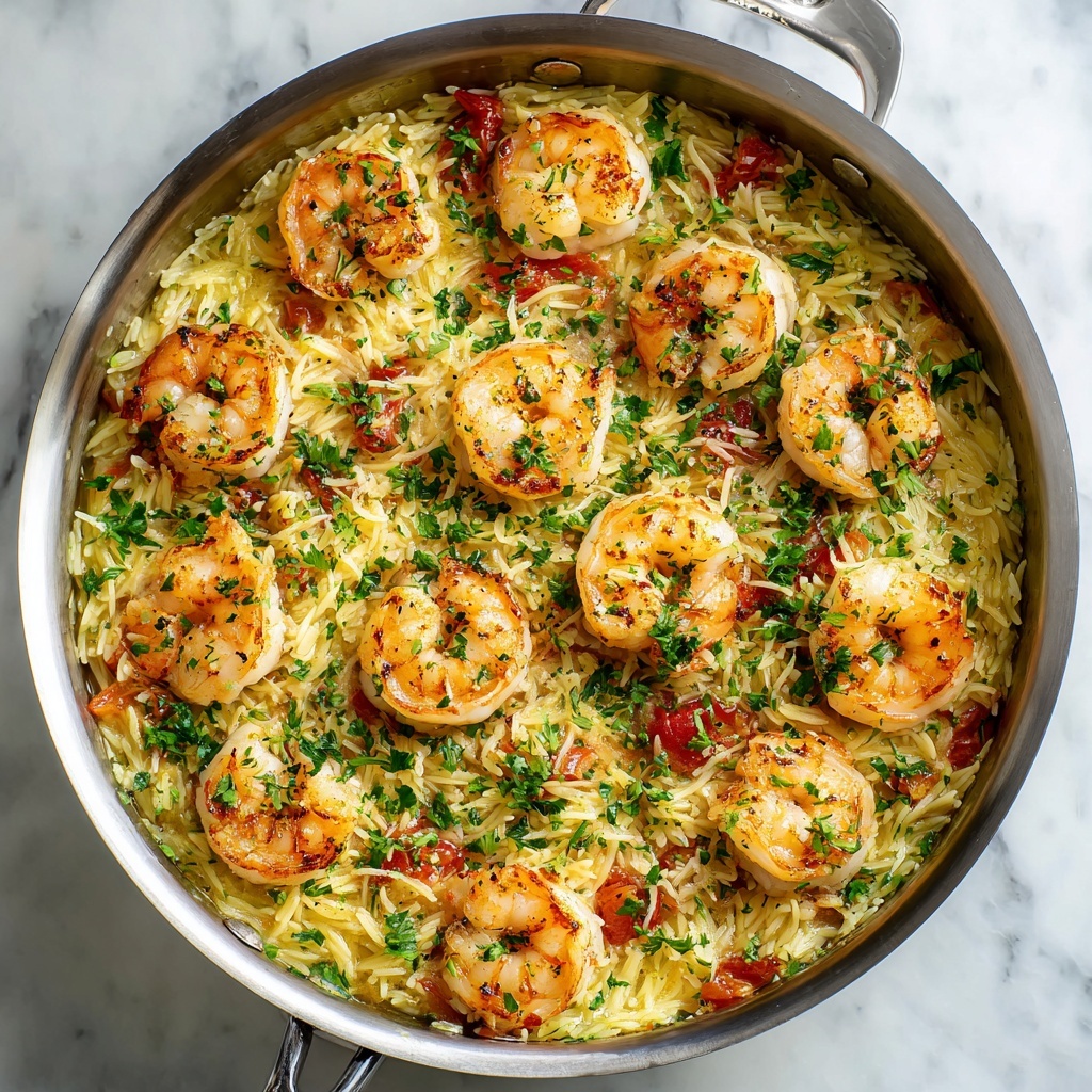 One-Pot Marry Me Shrimp and Orzo Recipe - Recipe Image