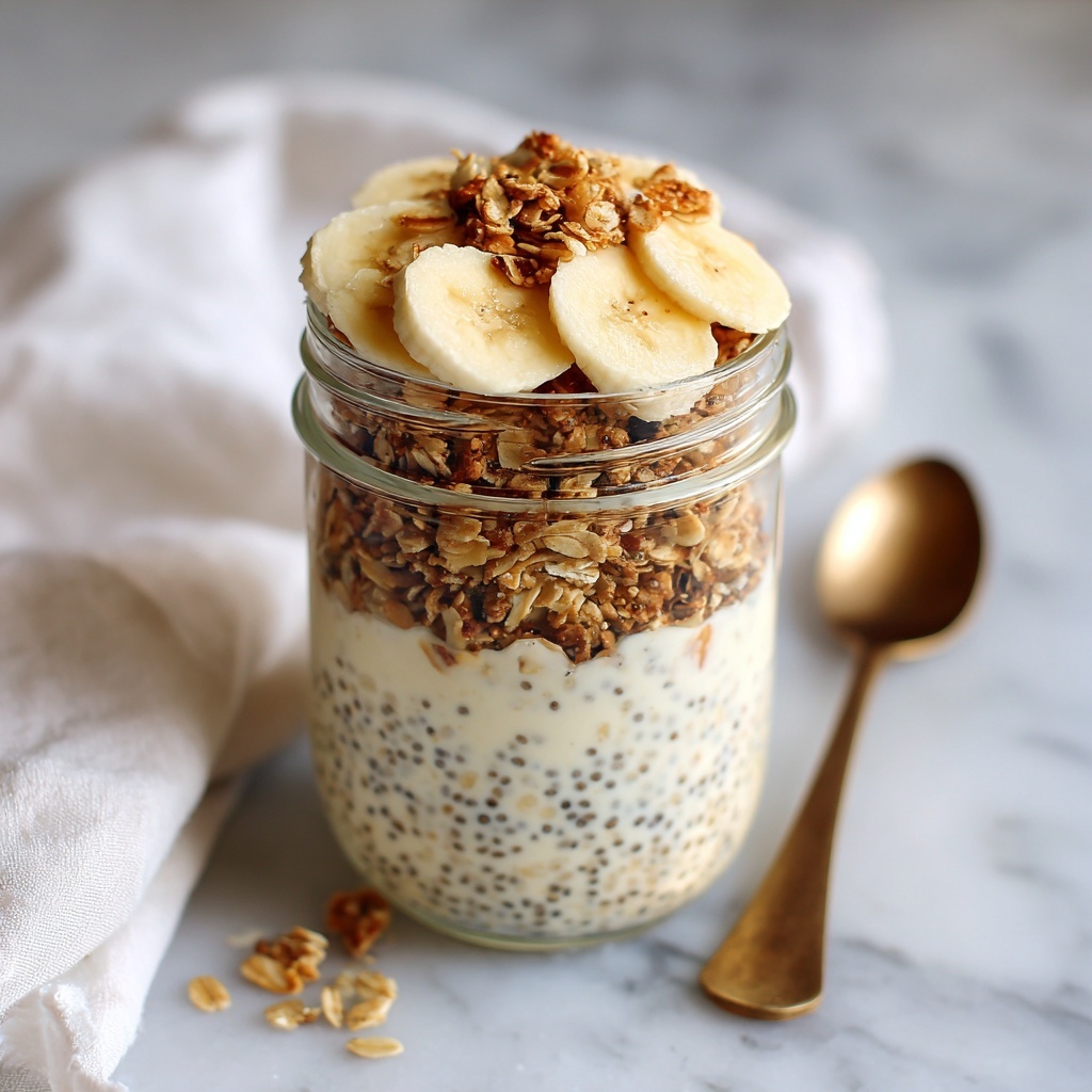 Brown Sugar Overnight Oats with Bananas Recipe - Recipe Image