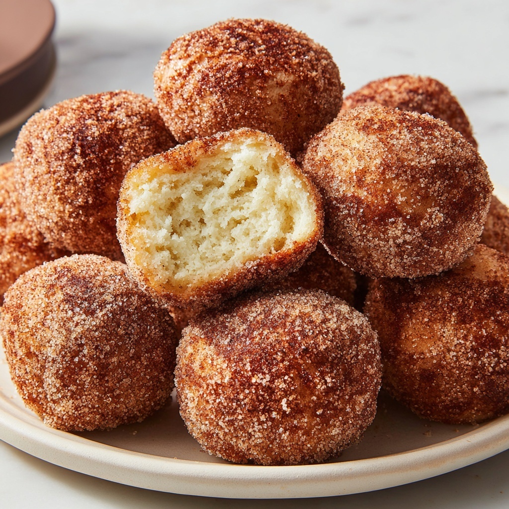 Mini Baked Cinnamon Sugar Donut Bites Recipe - Recipe Image