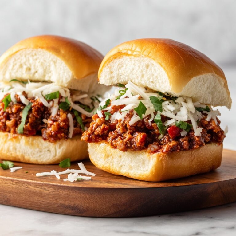 Chicken Parmesan Sloppy Joes Recipe