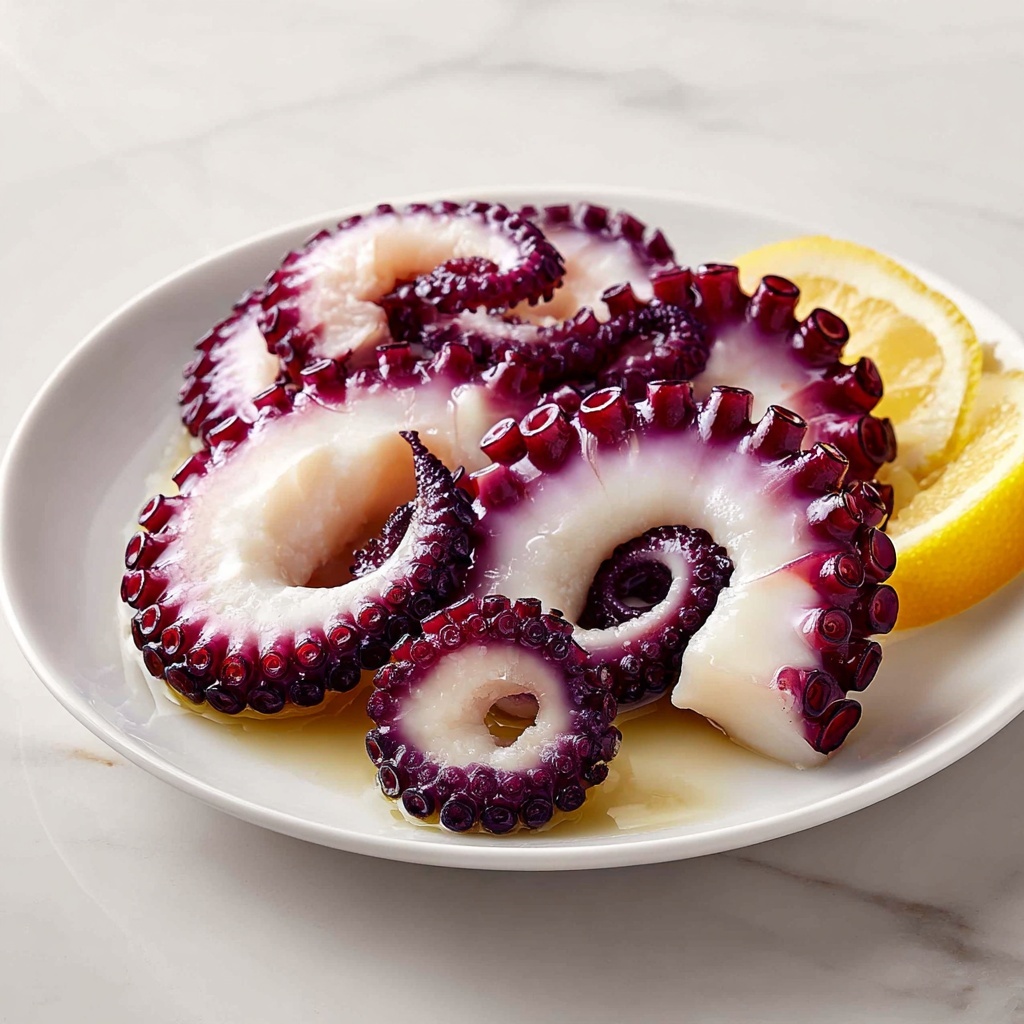 Boiled Octopus: 5 Simple Steps to Seafood Perfection Recipe - Recipe Image