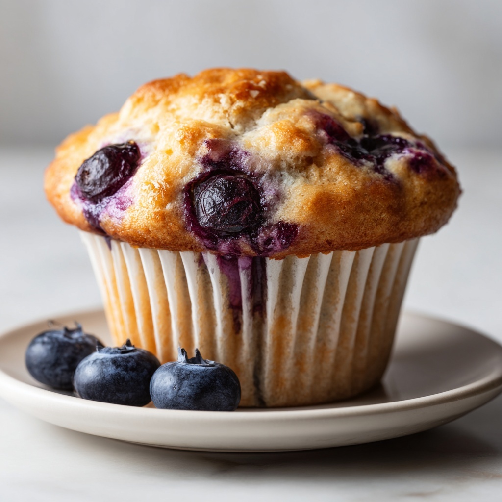Homemade Blueberry Muffins Recipe - Recipe Image
