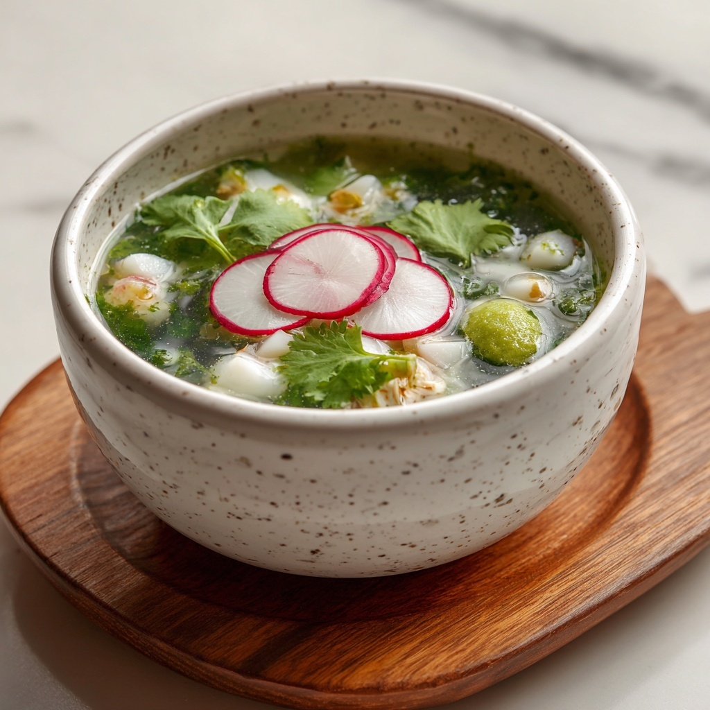 Delicious Chicken Pozole Verde: A Comforting Mexican Classic Recipe - Recipe Image