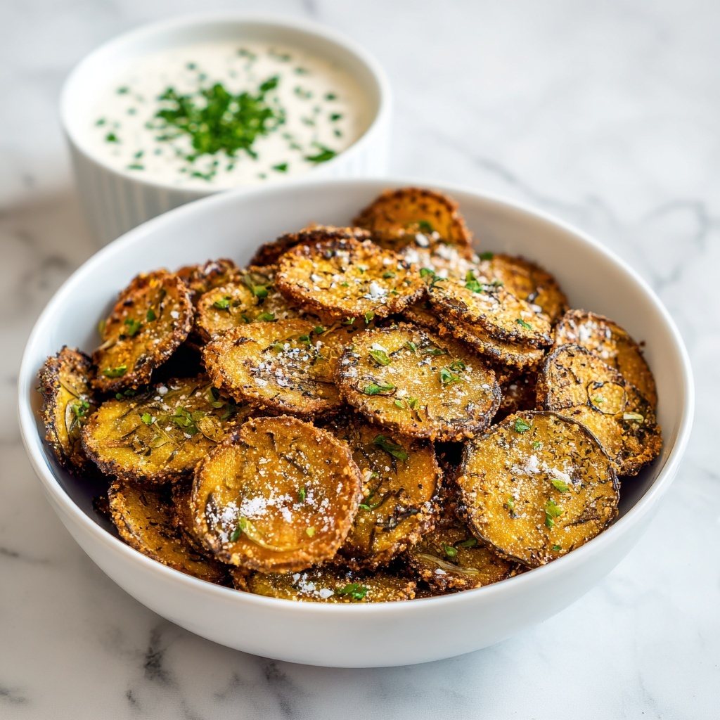 Fried Sliced Mushrooms with Ranch Dipping Sauce Recipe - Recipe Image