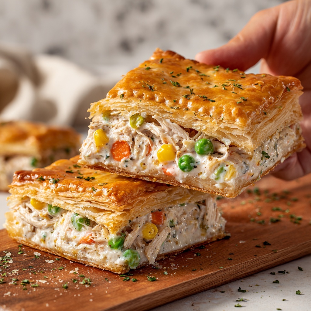 Chicken Pot Pie with Biscuits Recipe - Recipe Image
