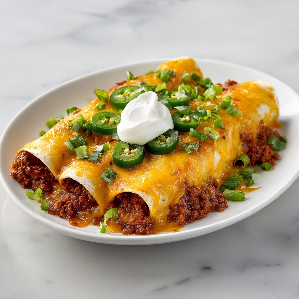 Jalapeño Popper Cheesy Chicken Enchiladas Recipe - Recipe Image