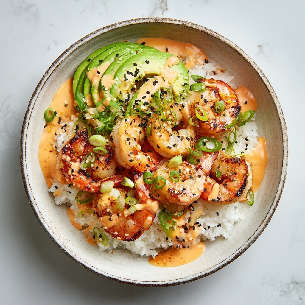 Best Shrimp Rice Bowls with Spicy Mayo Recipe - Recipe Image