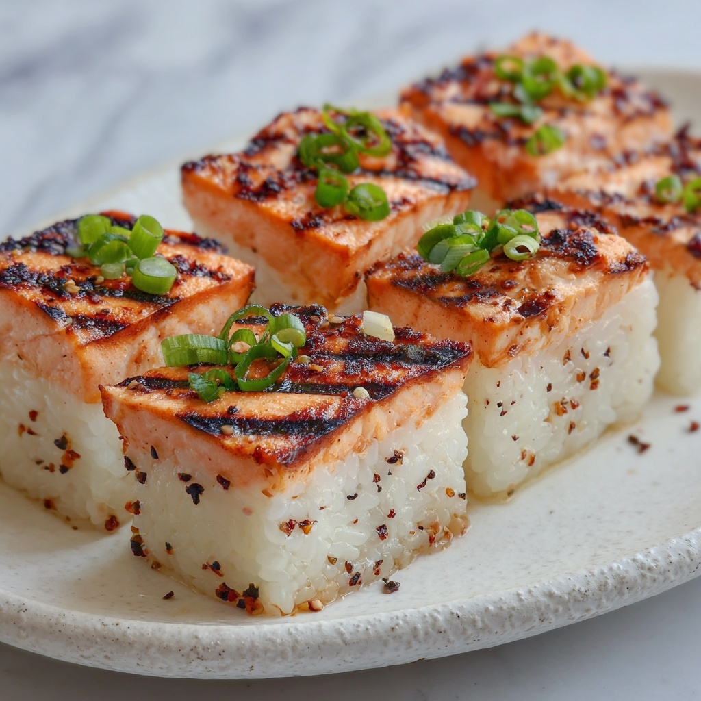 Salmon Crispy Rice with Spicy Mayo and Avocado Recipe - Recipe Image