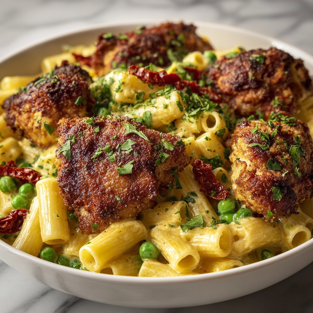 Garlic Parmesan Chicken Pasta Recipe - Recipe Image