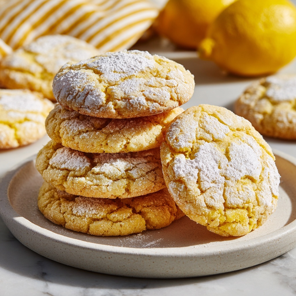 Lemon Cookies Made from Cake Mix Recipe - Recipe Image