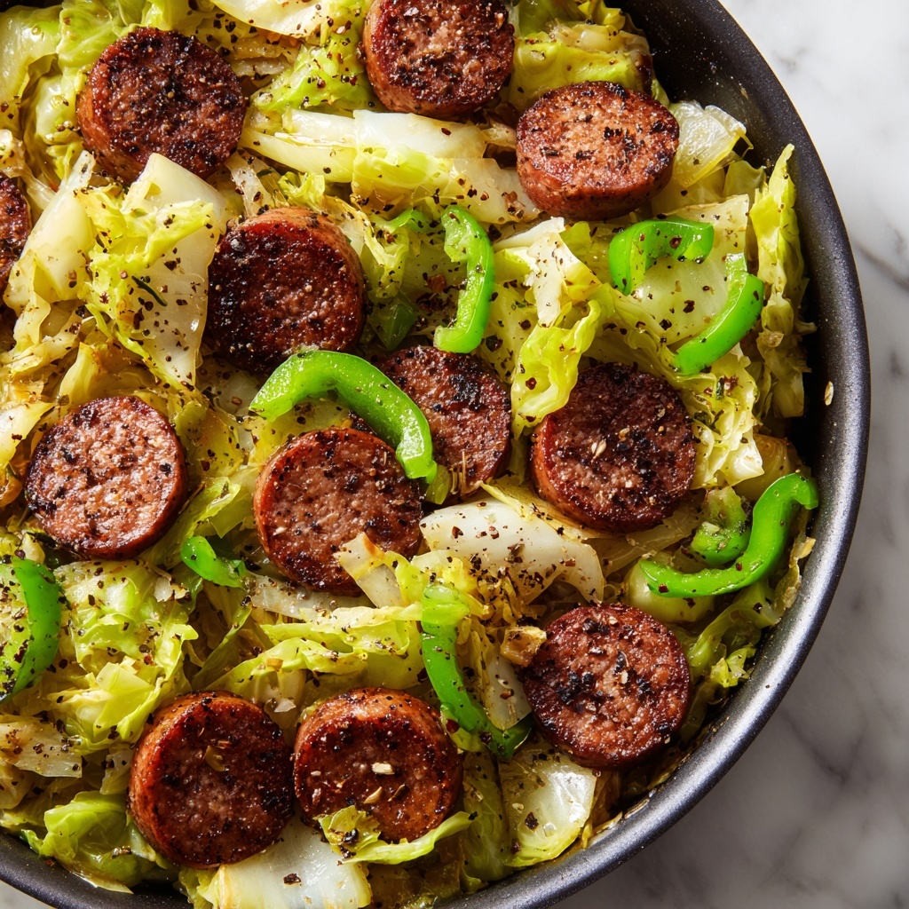 Sausage and Cabbage Stir Fry Recipe - Recipe Image