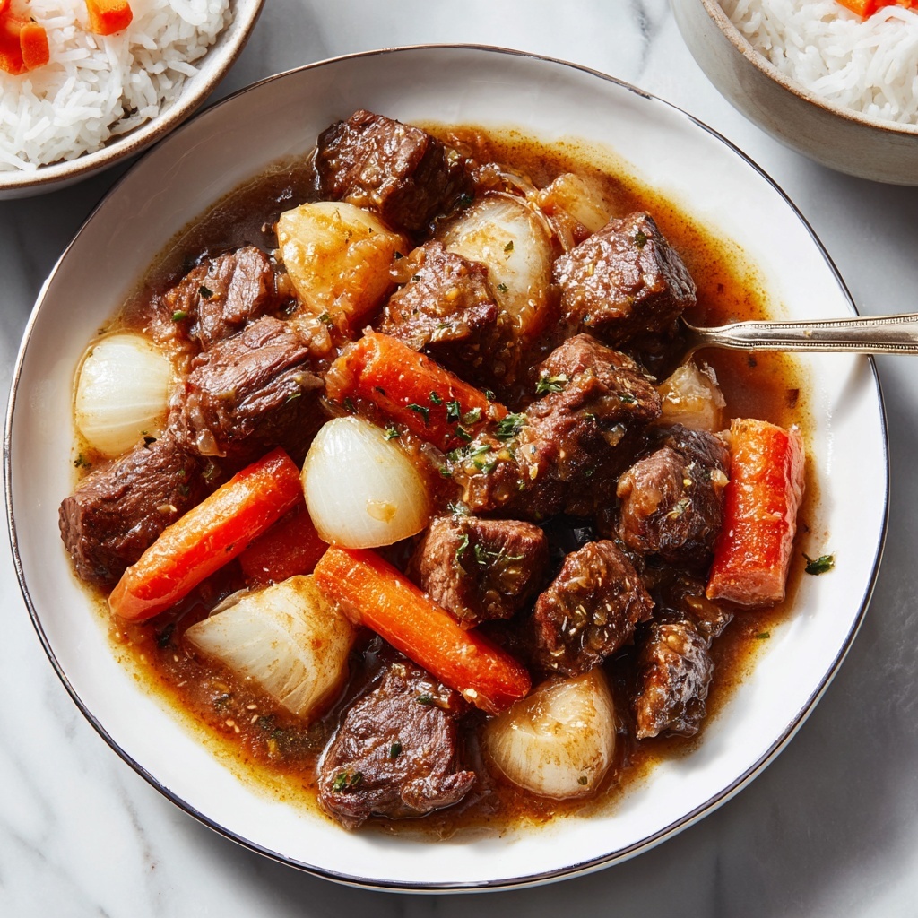 Beef Onion Stir Fry Recipe - Recipe Image