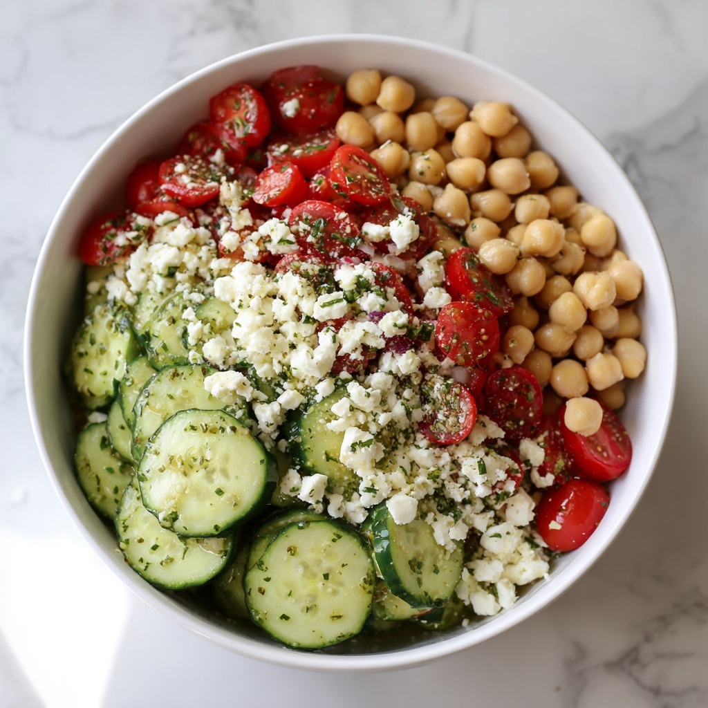 Feta Chickpea Salad: 7 Refreshing Secrets to Enjoy It Recipe - Recipe Image
