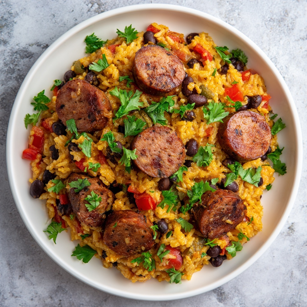 Black Beans and Rice with Sausage: 5 Comforting Secrets Recipe - Recipe Image