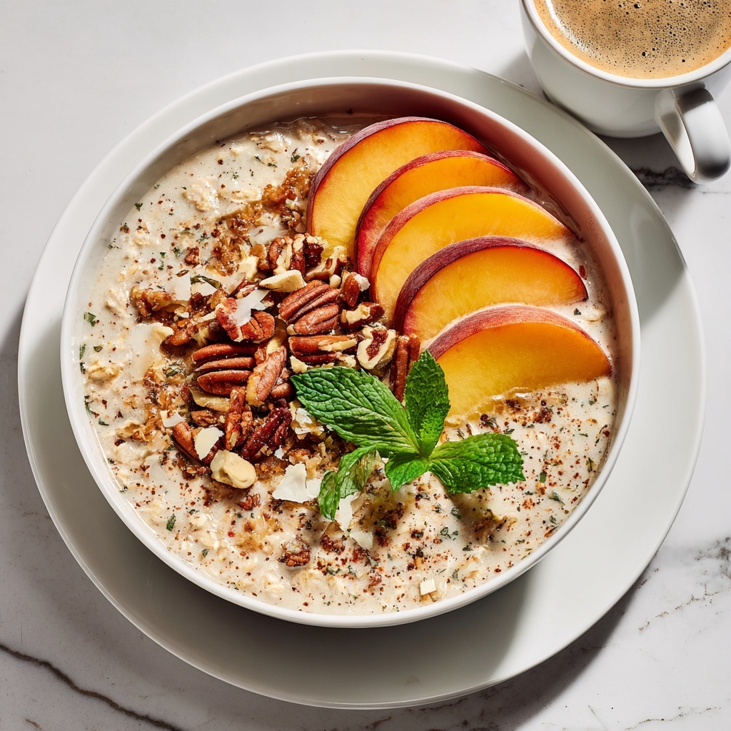 Peaches & Cream Oatmeal Recipe - Recipe Image