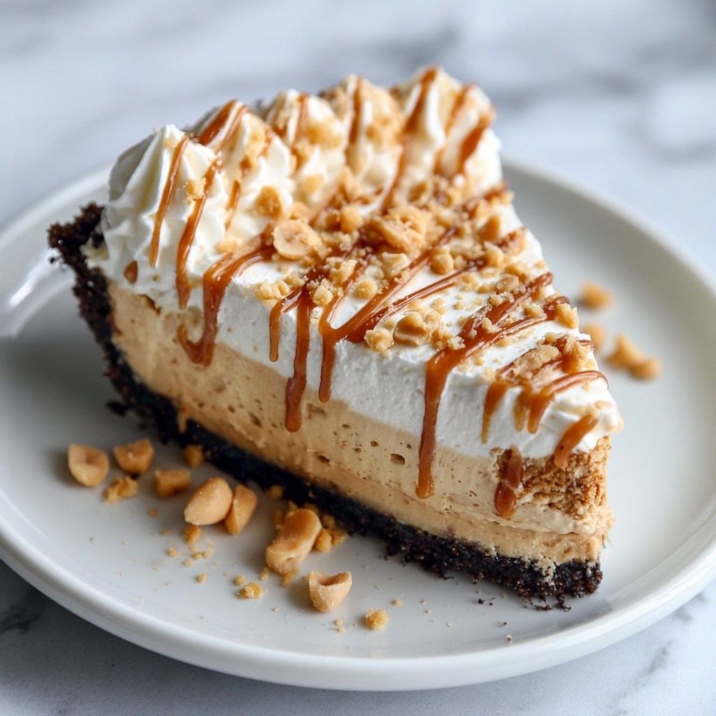 No Bake Cream Cheese Peanut Butter Pie Recipe - Recipe Image