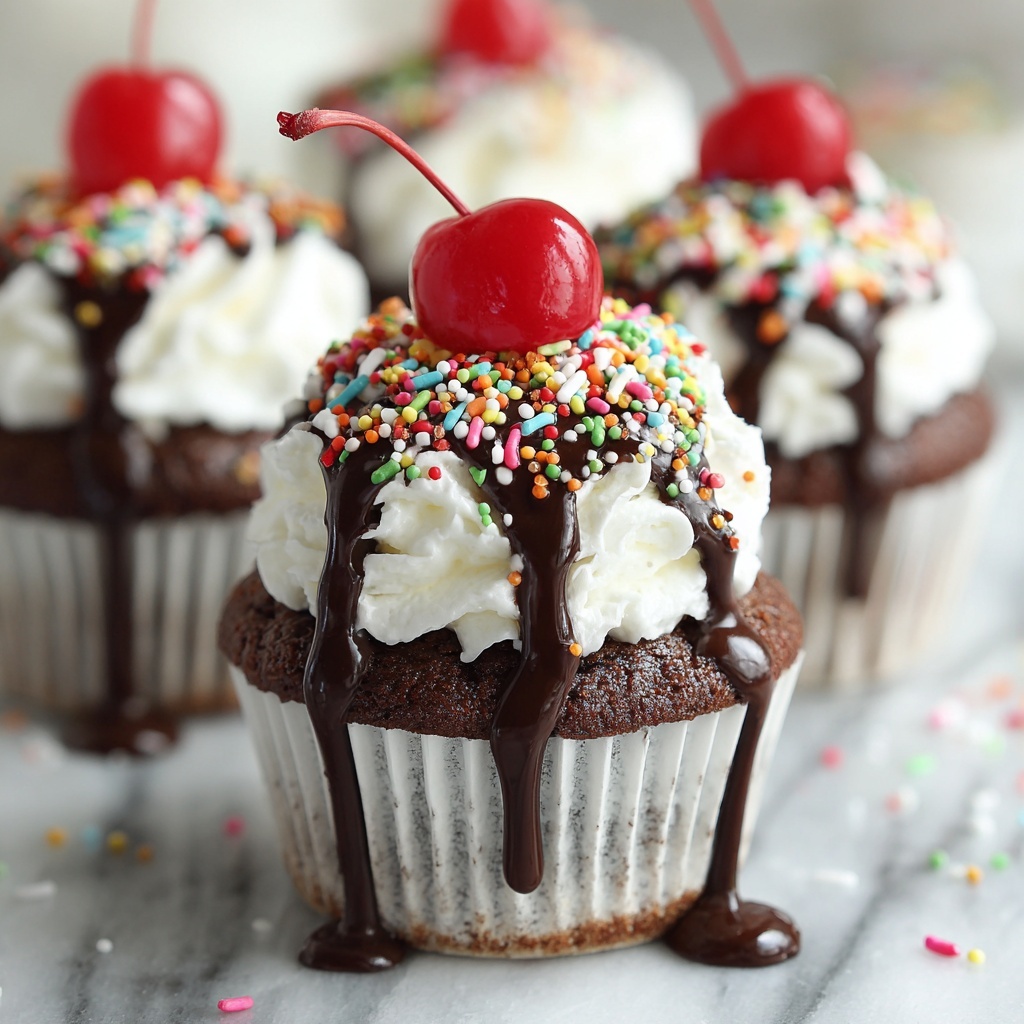 Ice Cream Sundae Cupcakes Recipe - Recipe Image