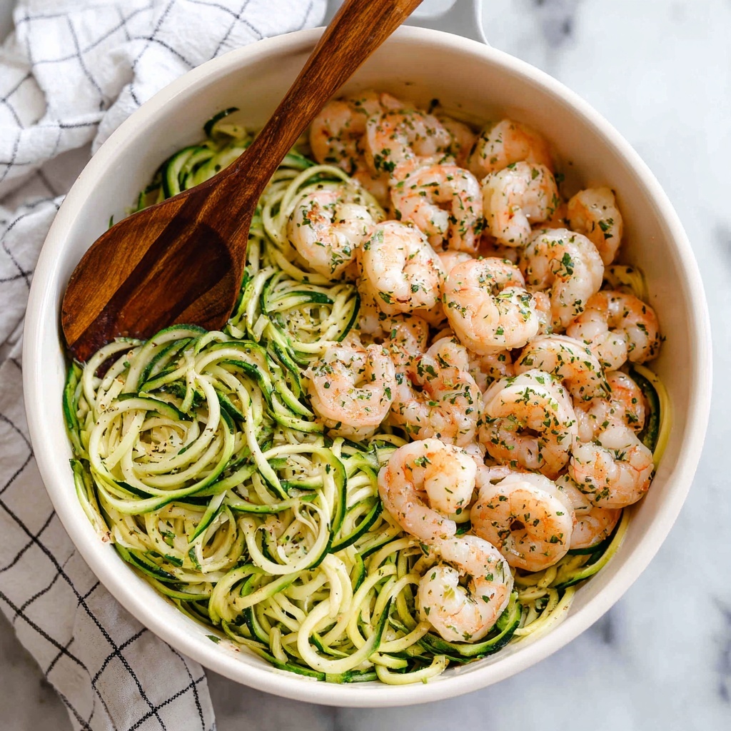 Garlic Shrimp and Zucchini Noodles in 22 Minutes Recipe - Recipe Image