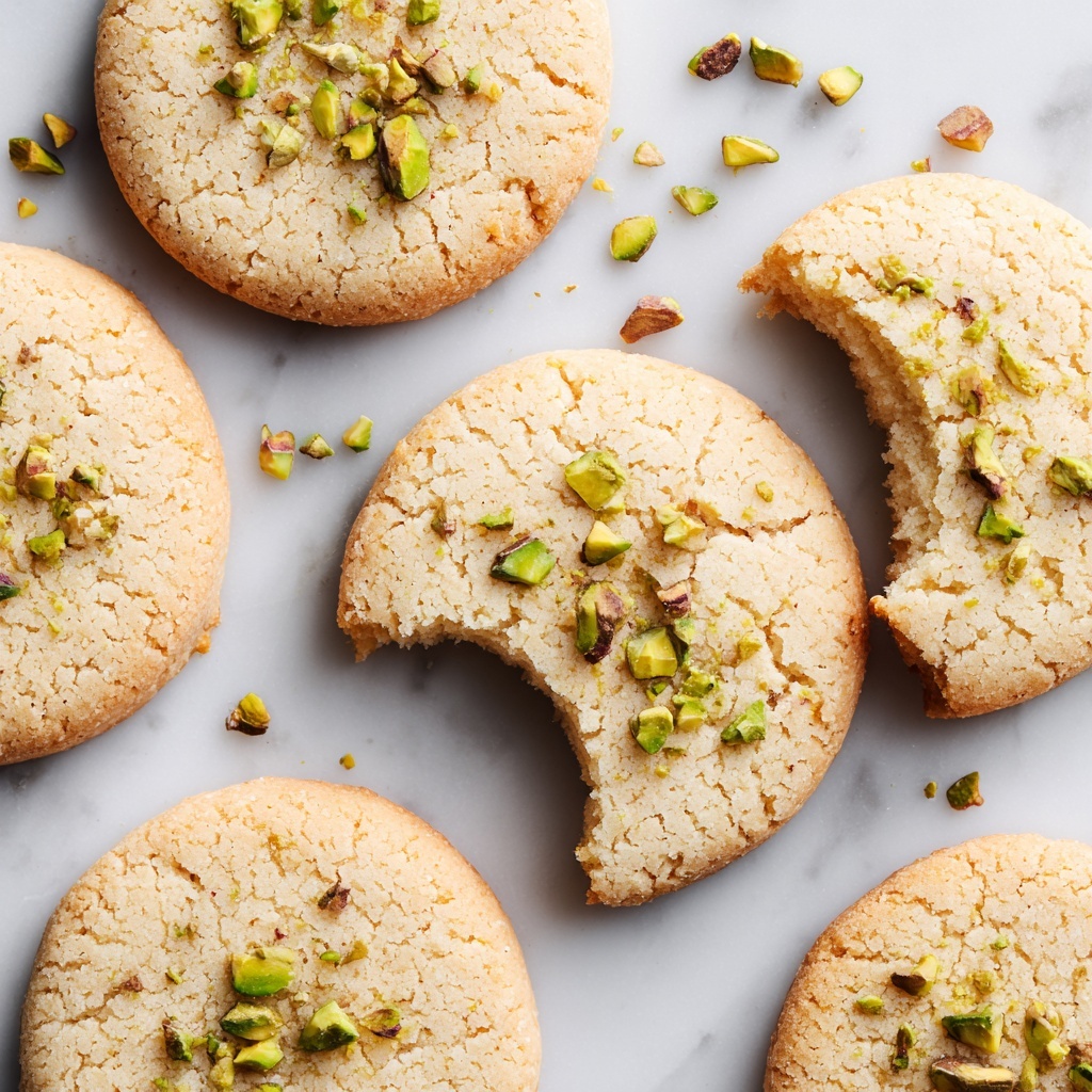 Pistachio Shortbread Cookies Recipe - Recipe Image