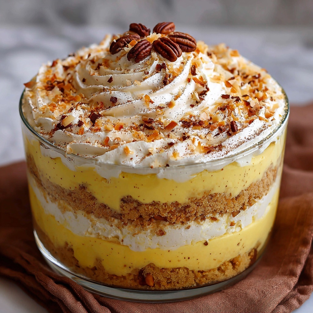 Coconut Cream Layered Dessert Recipe - Recipe Image