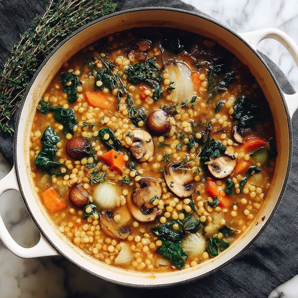 Vegan Lentil Mushroom Stew Recipe - Recipe Image