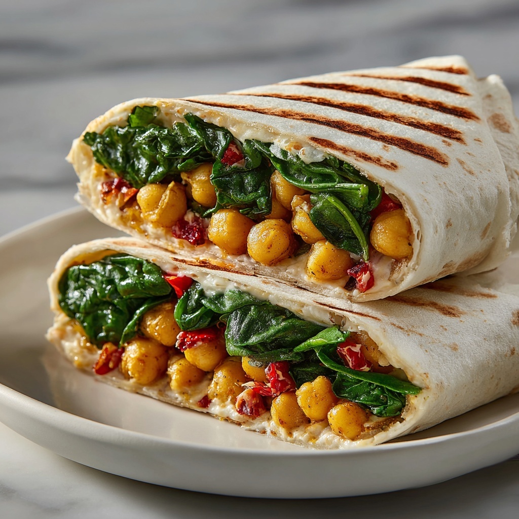 BBQ Chickpea Wraps with Ranch Dressing Recipe - Recipe Image