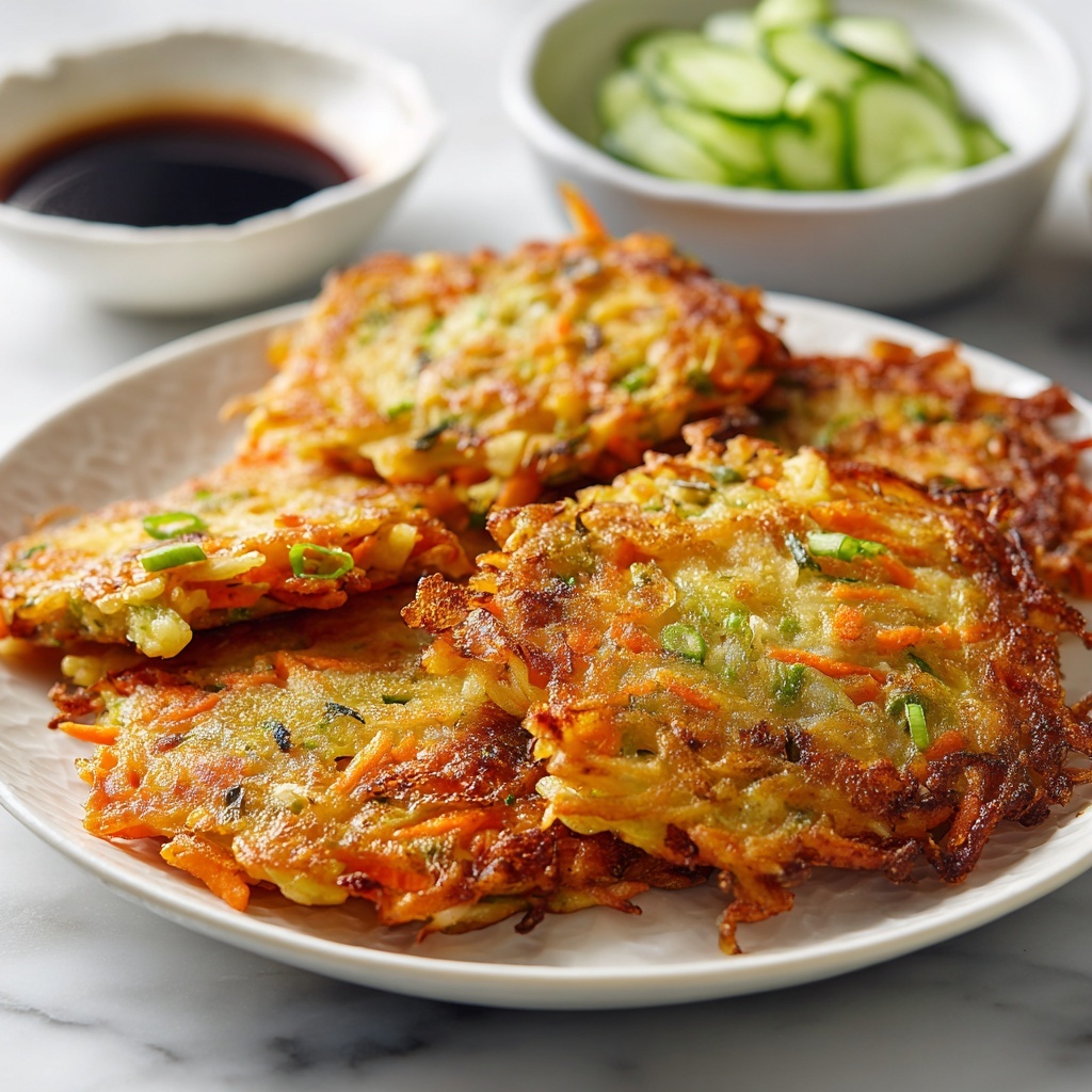 Korean Vegetable Pancakes Recipe - Recipe Image