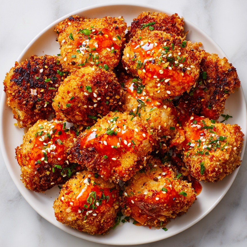 Baked Crunchy Hot Honey Chicken Recipe - Recipe Image