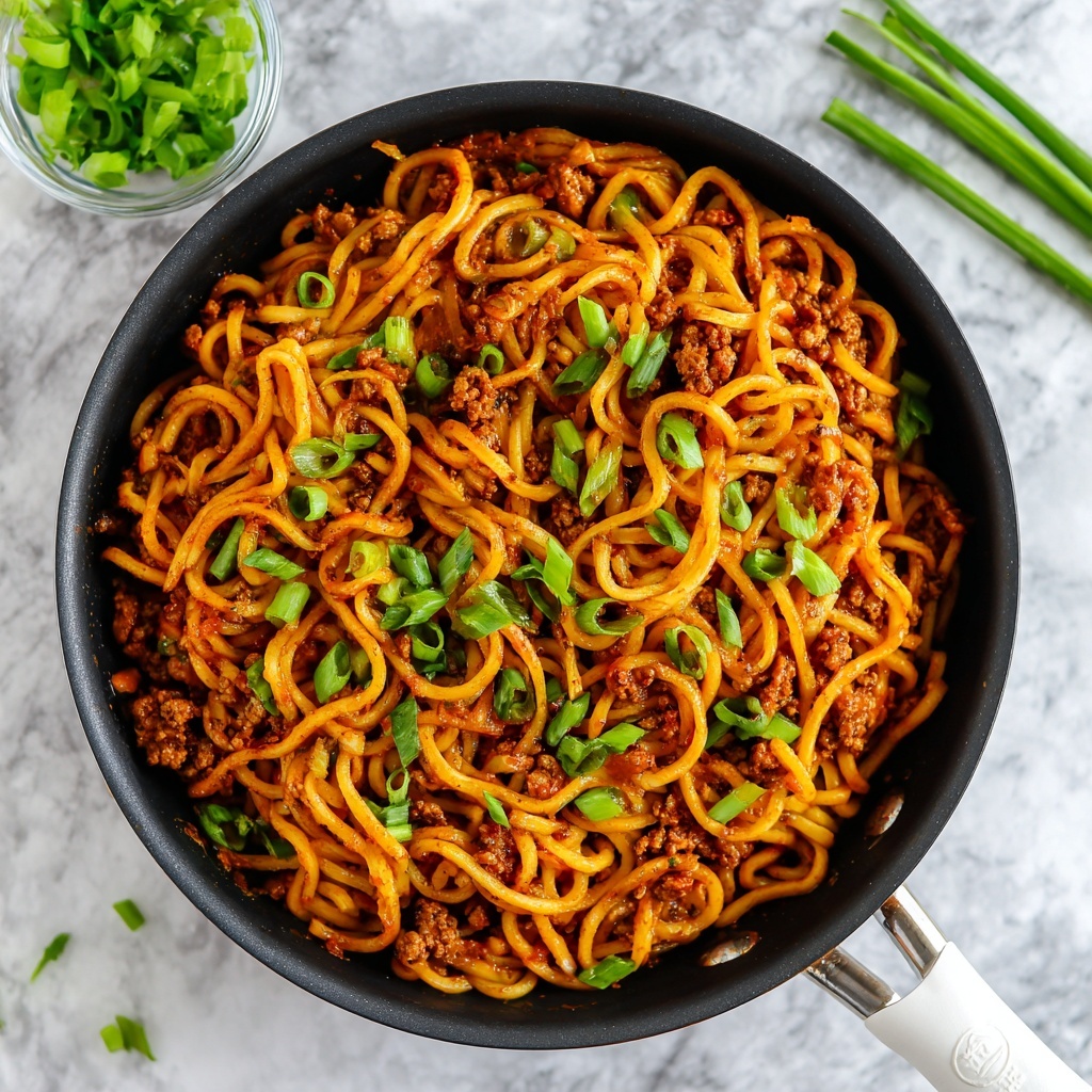 Mongolian Beef and Noodles Recipe - Recipe Image