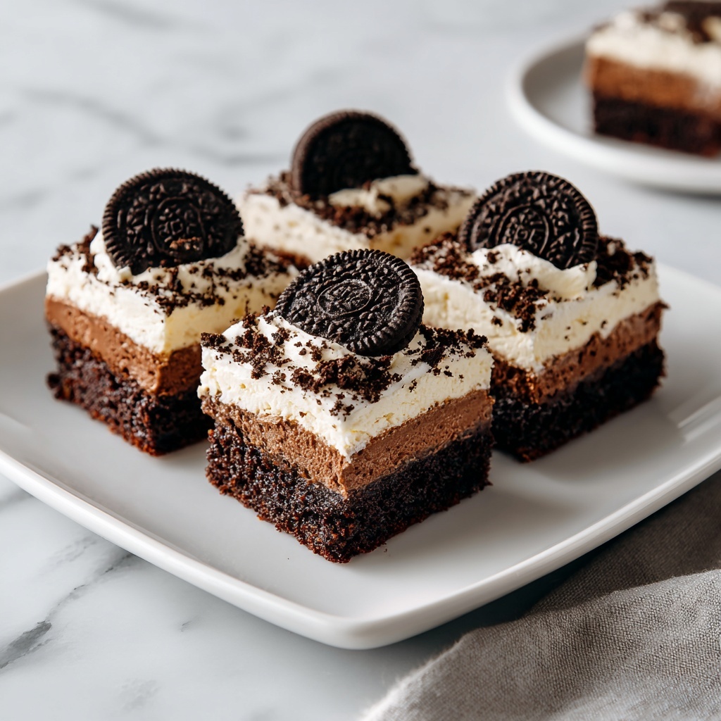 Cookies & Cream Red Velvet Brownies Recipe - Recipe Image