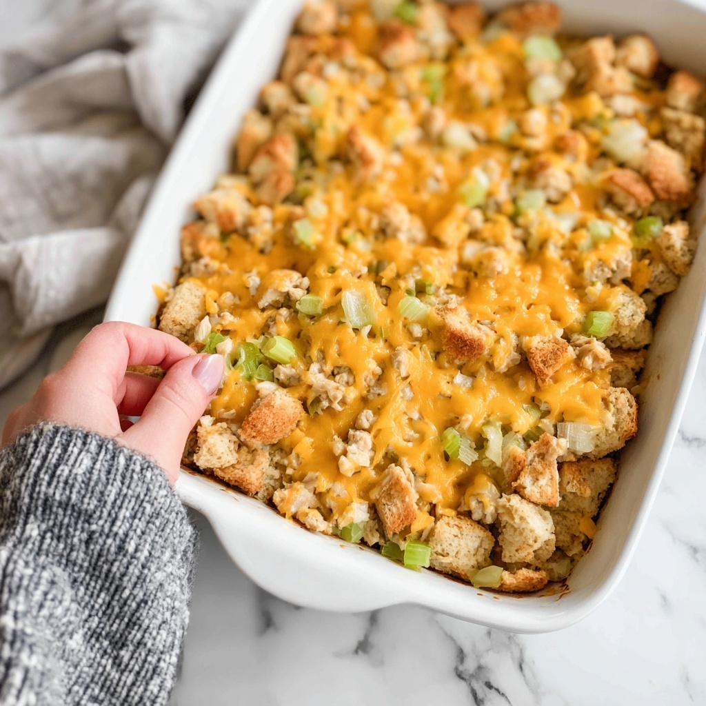 Chicken Dressing Casserole: 7 Comforting Steps to Delight Recipe - Recipe Image