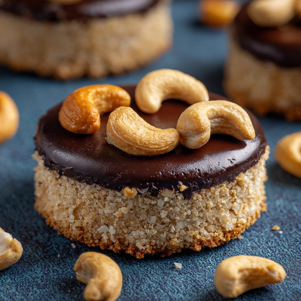 Hausfreunde Cookies with Caramelized Cashews and Chocolate Topping Recipe - Recipe Image