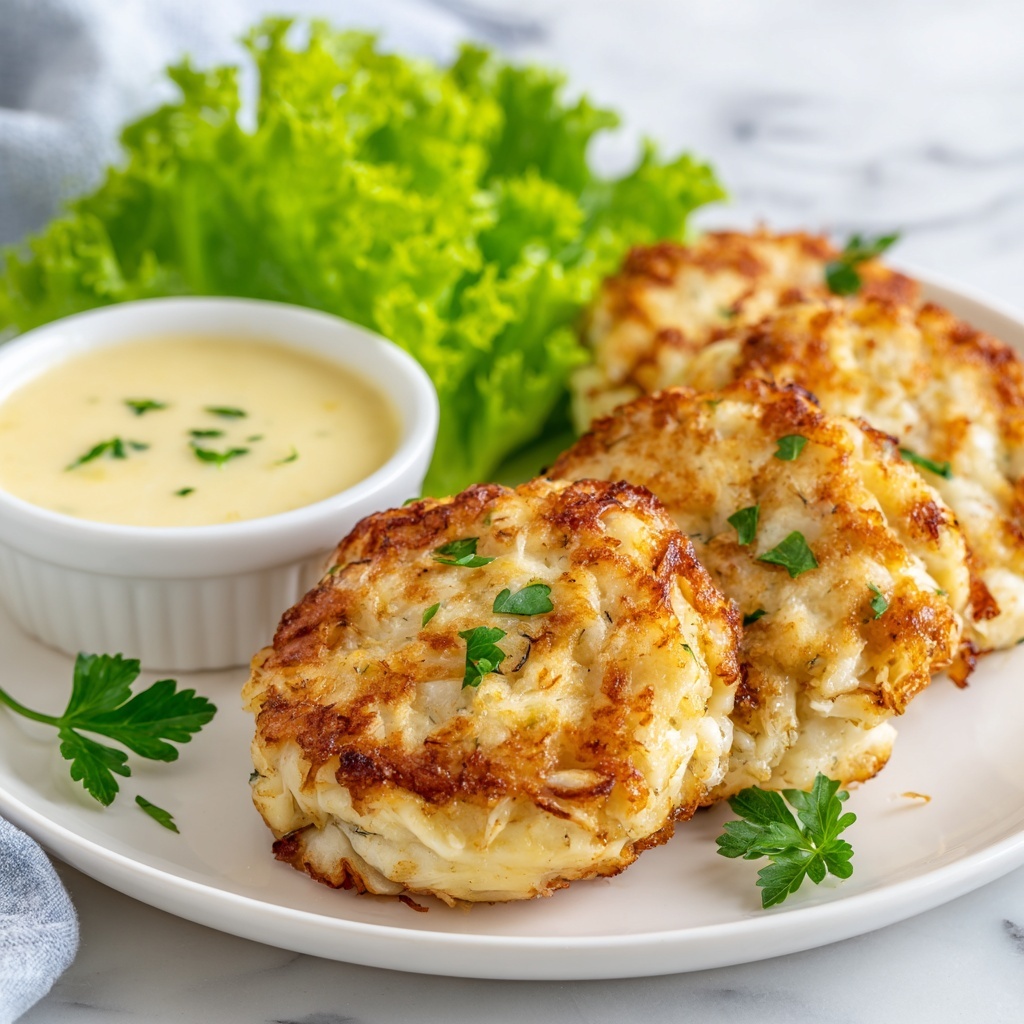 Crispy Crab Cakes: Bobby Flay's Secret for Seafood Perfection Recipe - Recipe Image