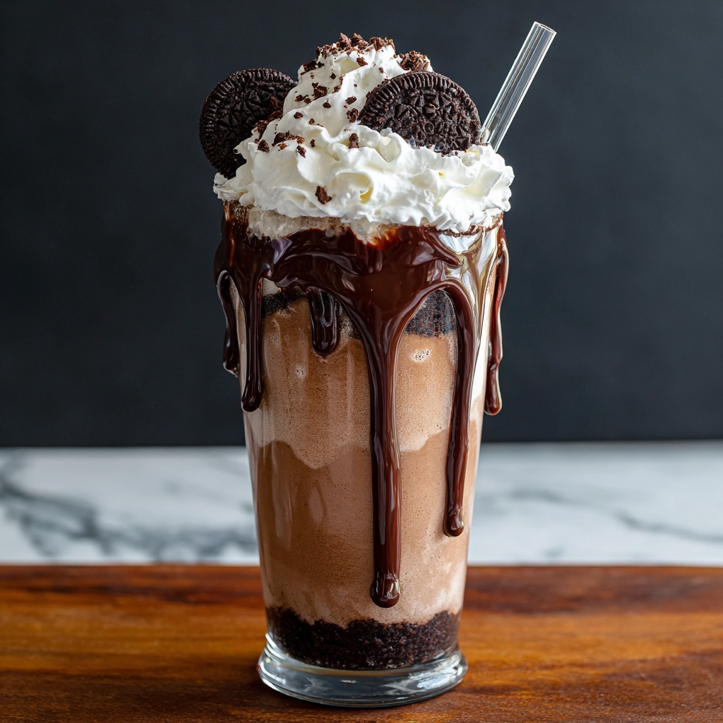 Decadent Brownie Milkshake: A Dreamy Chocolate Treat Recipe - Recipe Image