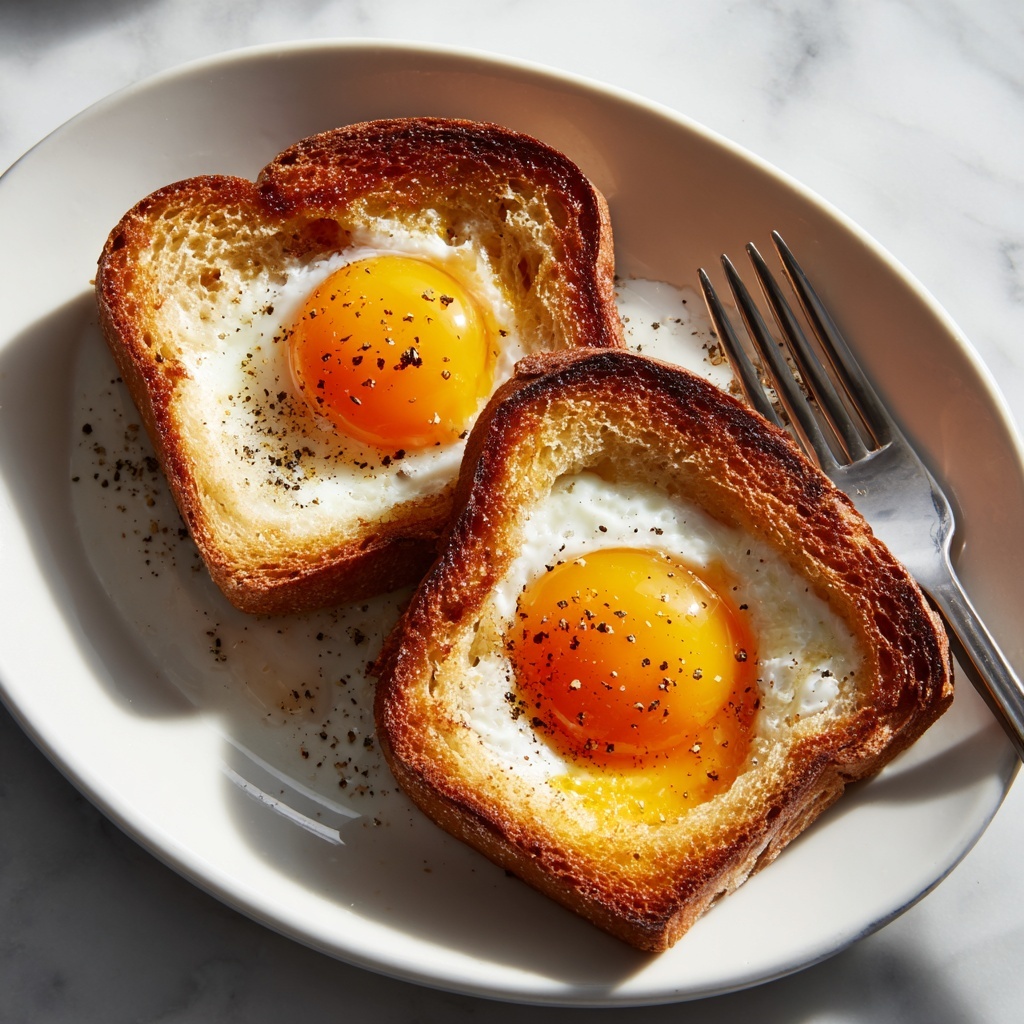 Savory Air Fryer Egg Toast Recipe - Recipe Image