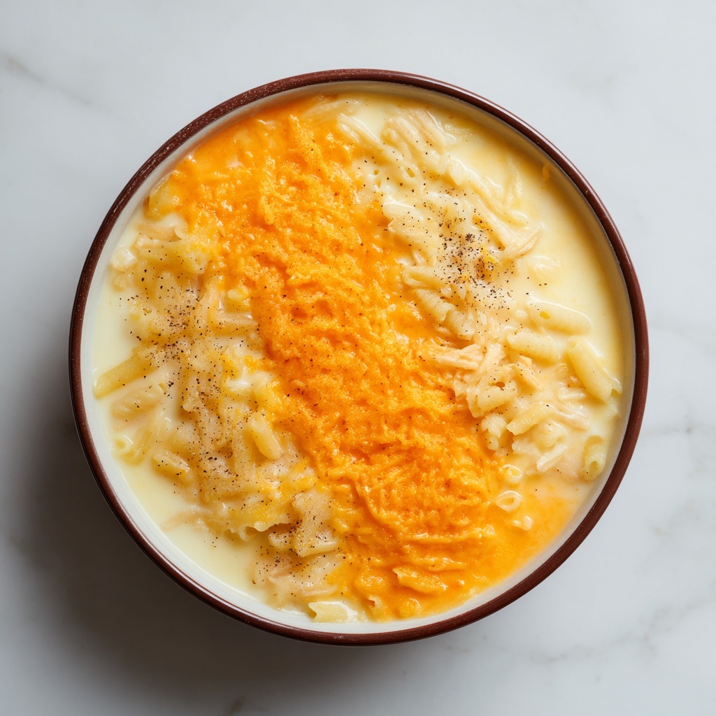 Chicken Macaroni Cheese Soup: 5 Steps to Pure Bliss Recipe - Recipe Image