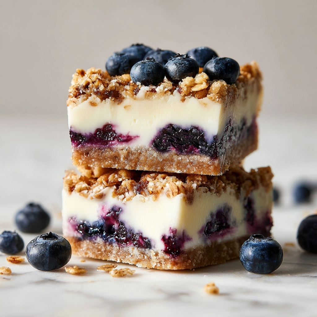 Blueberry Muffin Fudge with Oatmeal Topping Recipe - Recipe Image