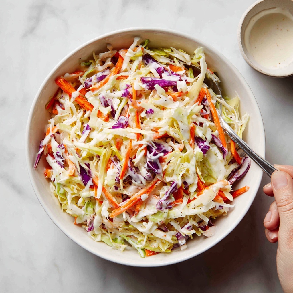 The Best Old-Fashioned Creamy Coleslaw Recipe - Recipe Image