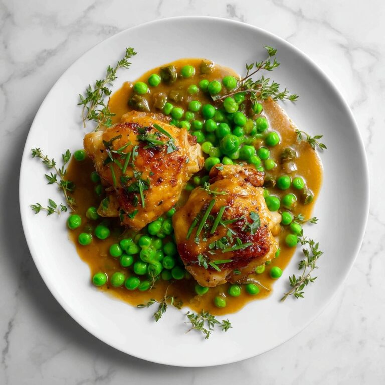 One-Pot Greek Chicken and Peas Recipe