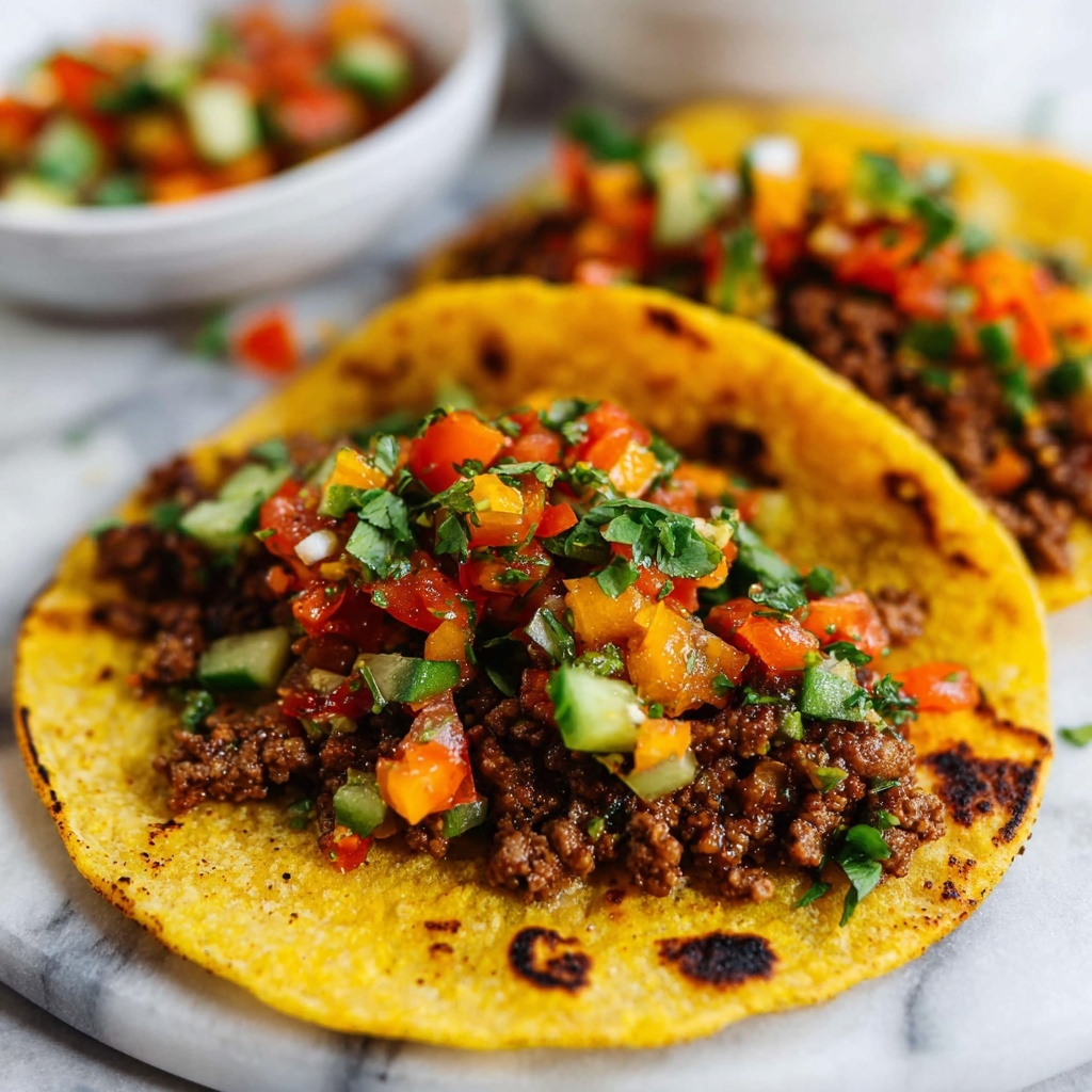 Pan-Fried Beef Tacos Recipe - Recipe Image