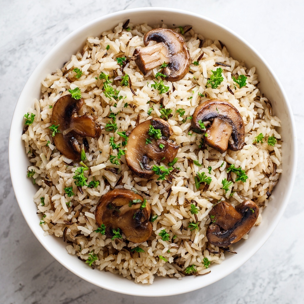 Mushroom Wild Rice Pilaf: 5 Savory Steps to Delight Recipe - Recipe Image