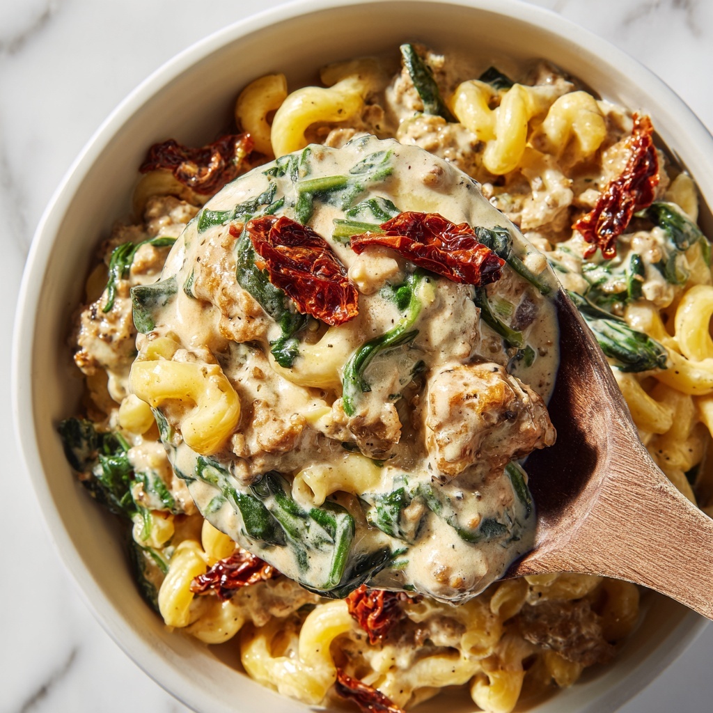 Slow Cooker White Lasagna Soup Recipe - Recipe Image