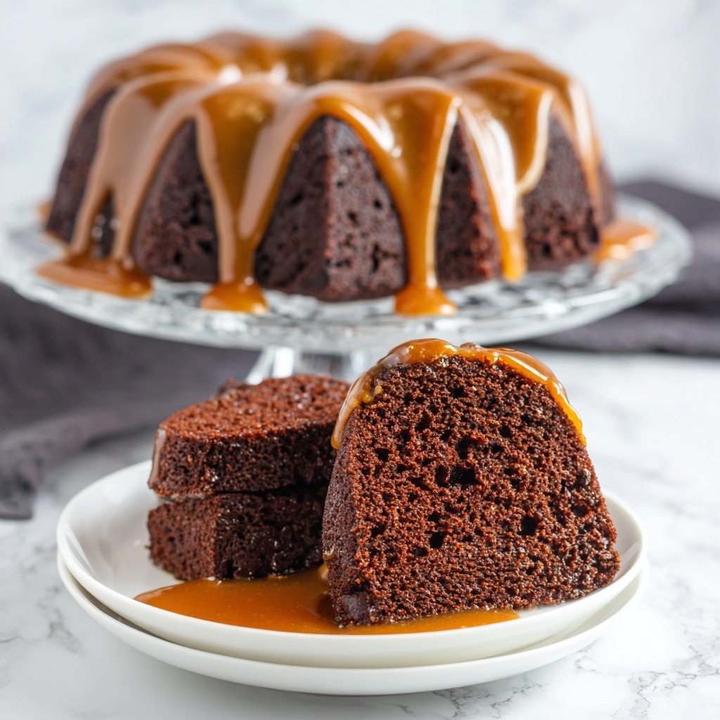 Molasses Date Bundt Cake with Orange Drizzle Recipe - Recipe Image