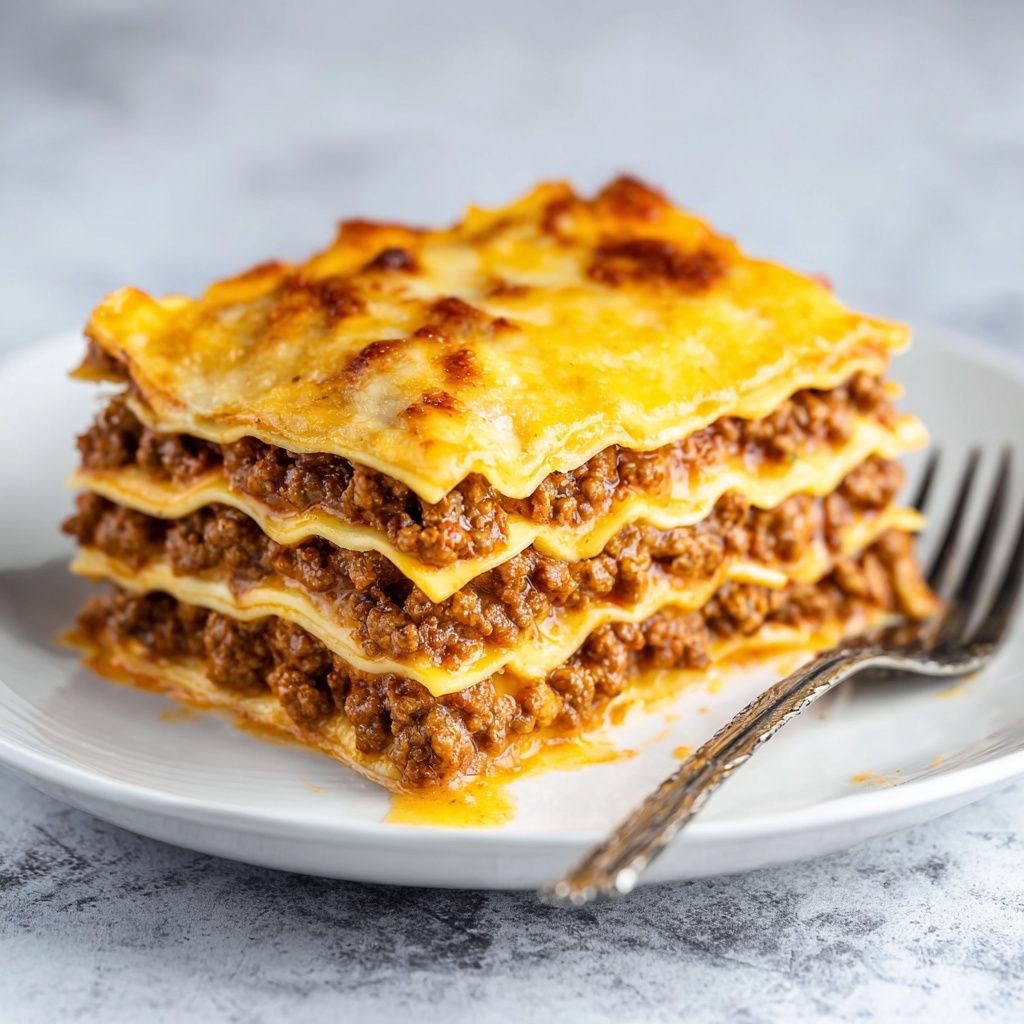 Lasagna Meets Cheeseburger: 5 Flavorful Layers Await Recipe - Recipe Image