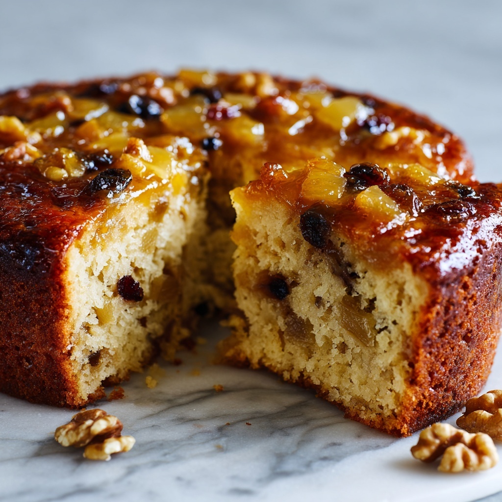 Old Fashioned Date, Apple, and Walnut Cake Recipe - Recipe Image
