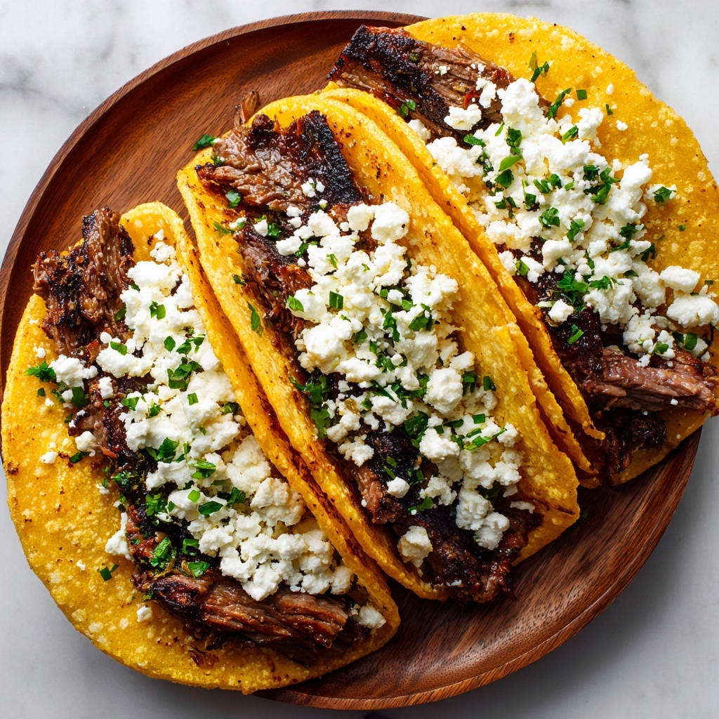 Garlic Butter Honey BBQ Beef Tacos Recipe - Recipe Image