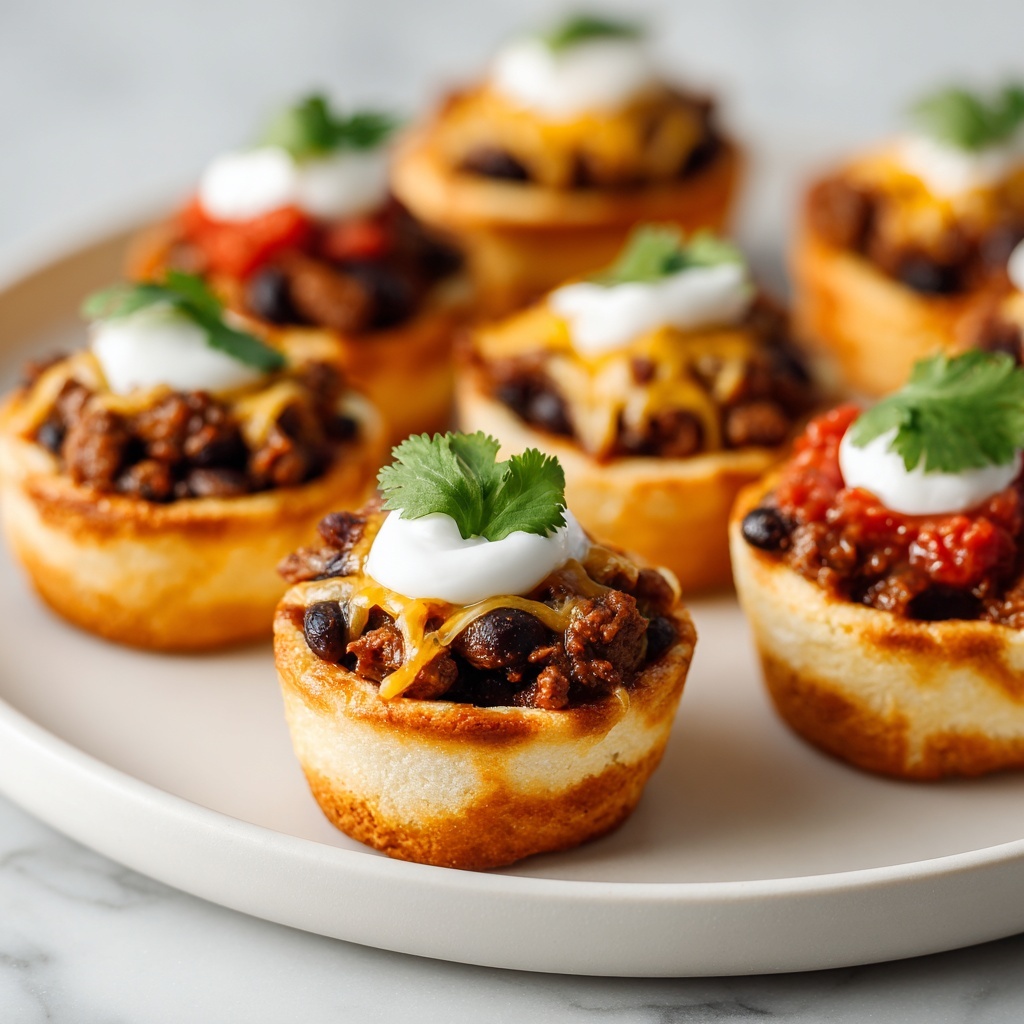 Taco Cupcakes Recipe - Recipe Image