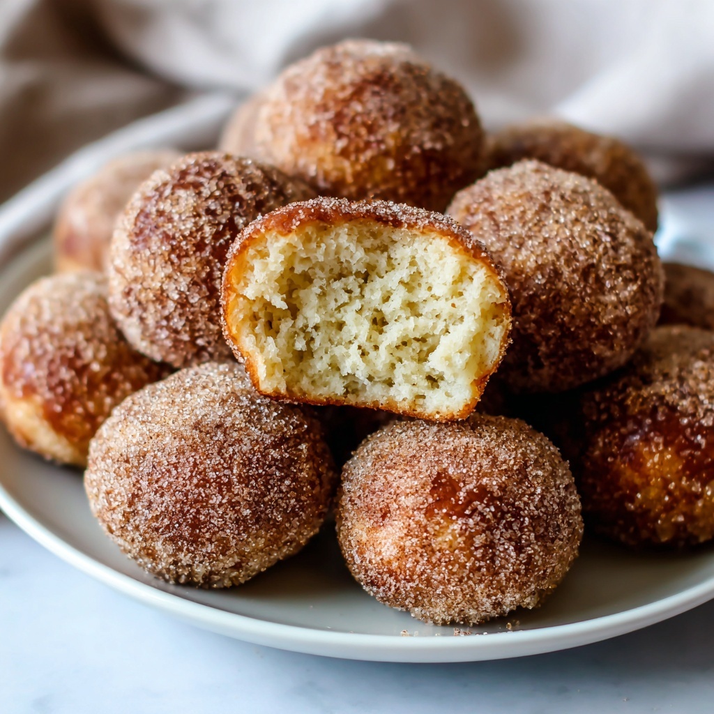 Mini Baked Cinnamon Sugar Donut Bites Recipe - Recipe Image
