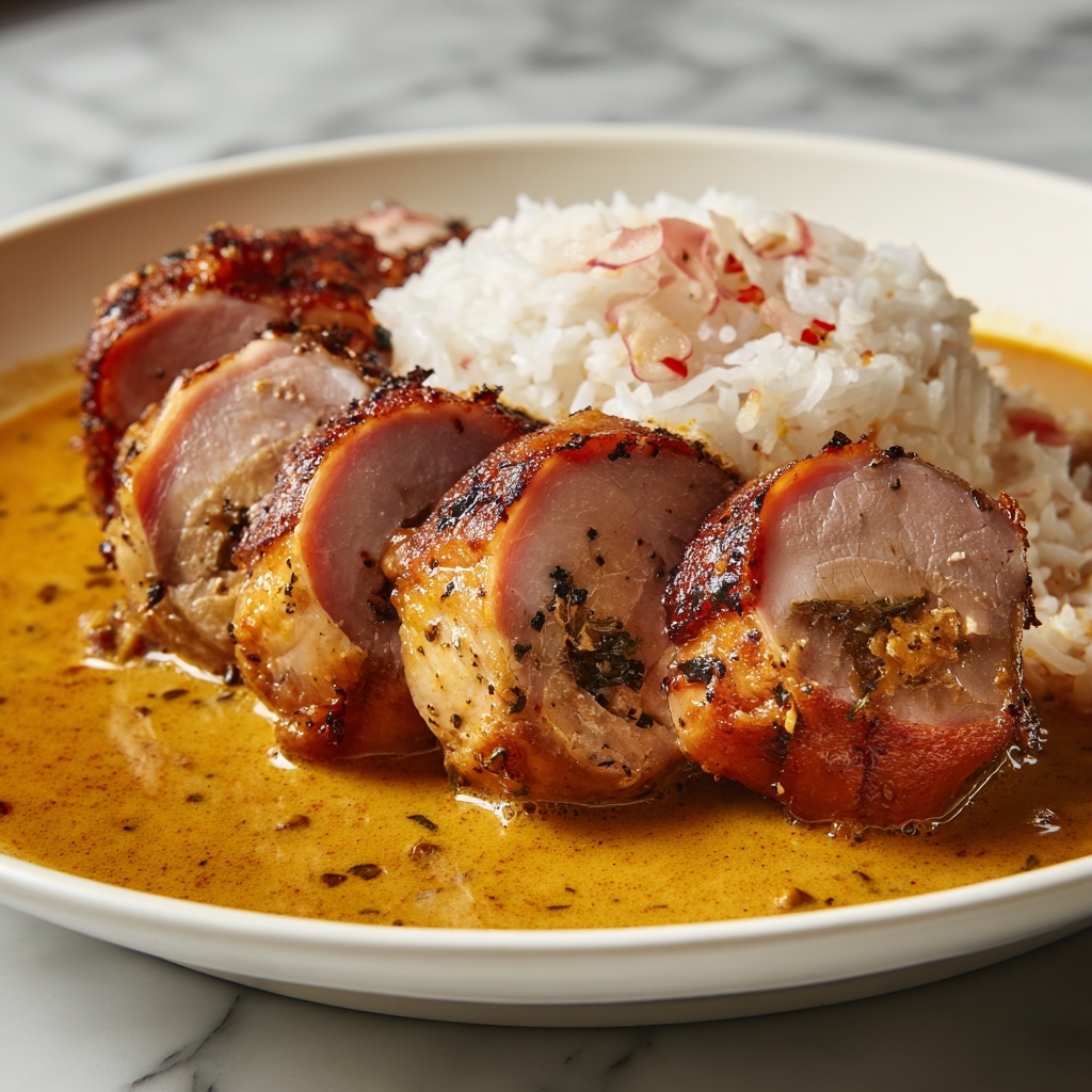 Crispy Cumin Lamb with Brothy Jasmine Rice Recipe - Recipe Image