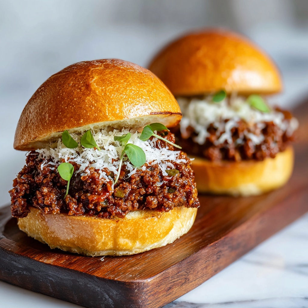 Chicken Parmesan Sloppy Joes Recipe - Recipe Image
